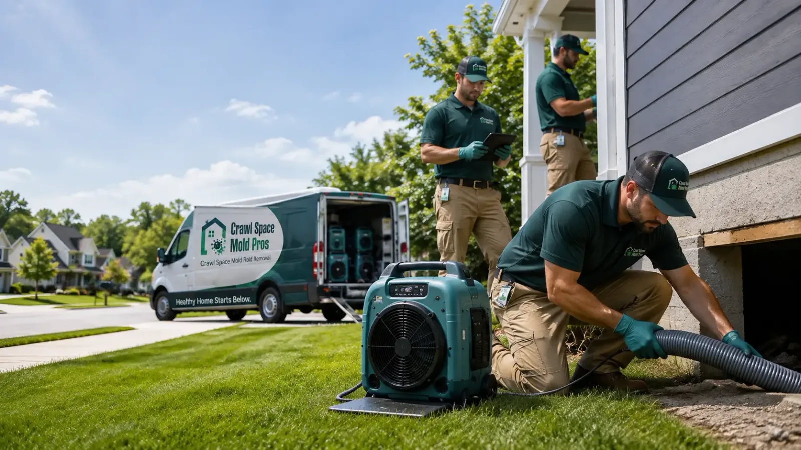 Crawl Space Mold Removal in Immaculata, PA